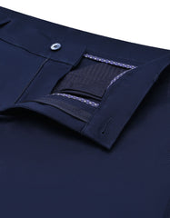 Navy Smart Fit Cotton Trouser FTC2566S-30