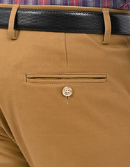 Camel Classic Fit Cotton Trouser FTC2567-1C-34