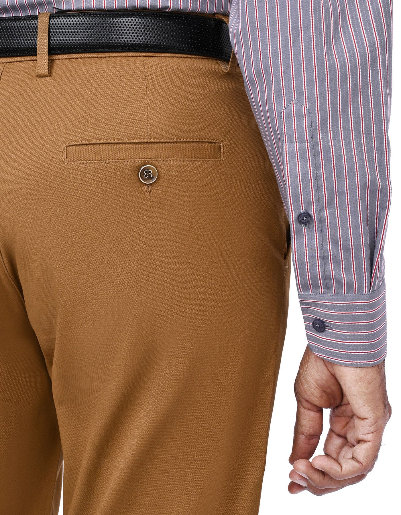 Camel Classic Fit Cotton Trouser FTC2567C-34