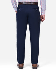 Navy Classic Fit Cotton Trouser FTC2570C-38