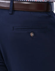 Navy Smart Fit Cotton Trouser FTC2570S-36