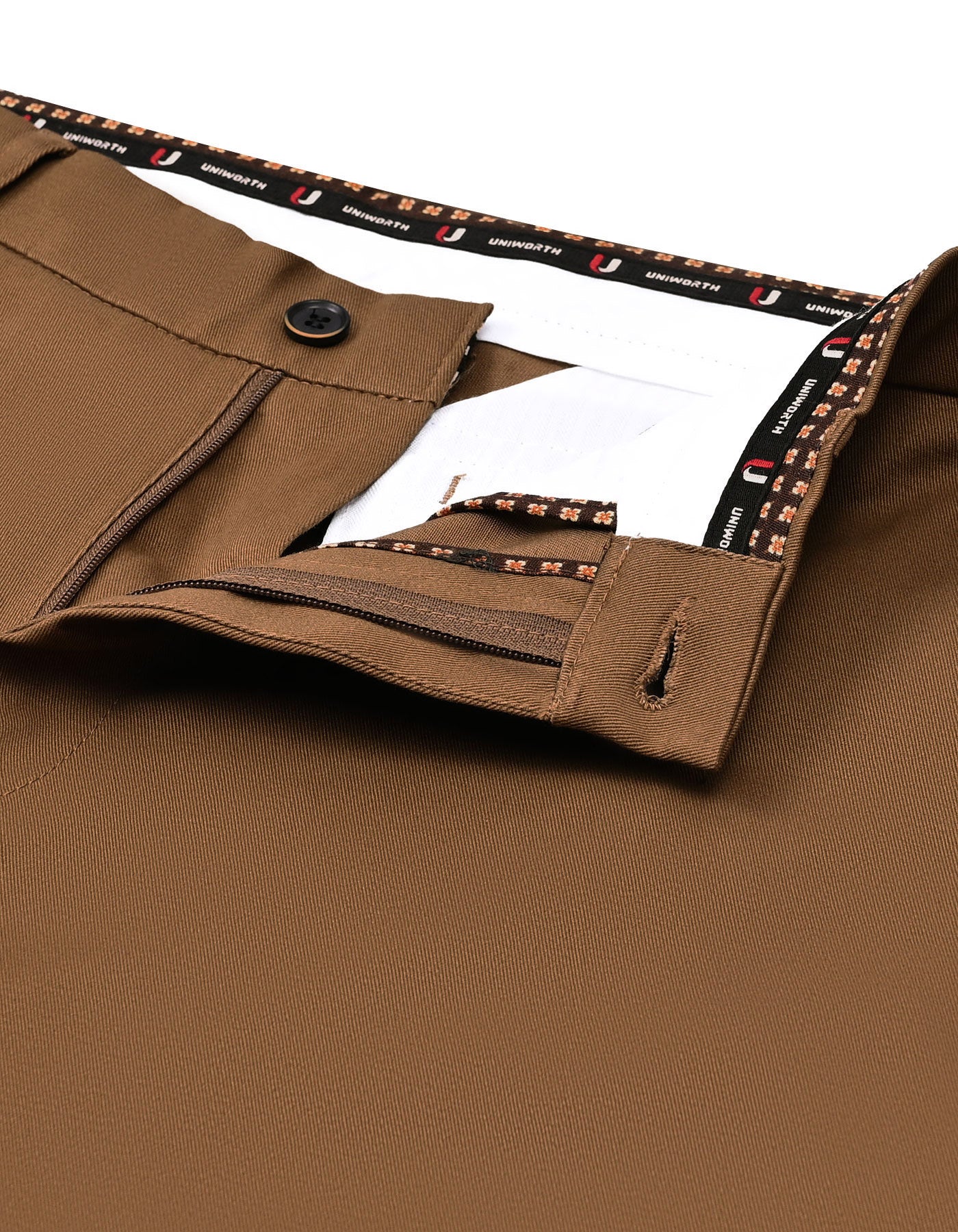 Camel Classic Fit Cotton Trouser FTC2571C-32