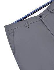 Grey Classic Fit Cotton Trouser FTC2573C-34