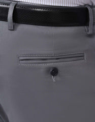 Grey Smart Fit Cotton Trouser FTC2573S-36