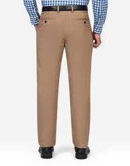 Khaki Classic Fit Cotton Trouser FTC2574C-38