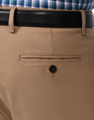 Khaki Classic Fit Cotton Trouser FTC2574C-36