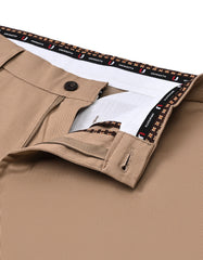 Khaki Classic Fit Cotton Trouser FTC2574C-32