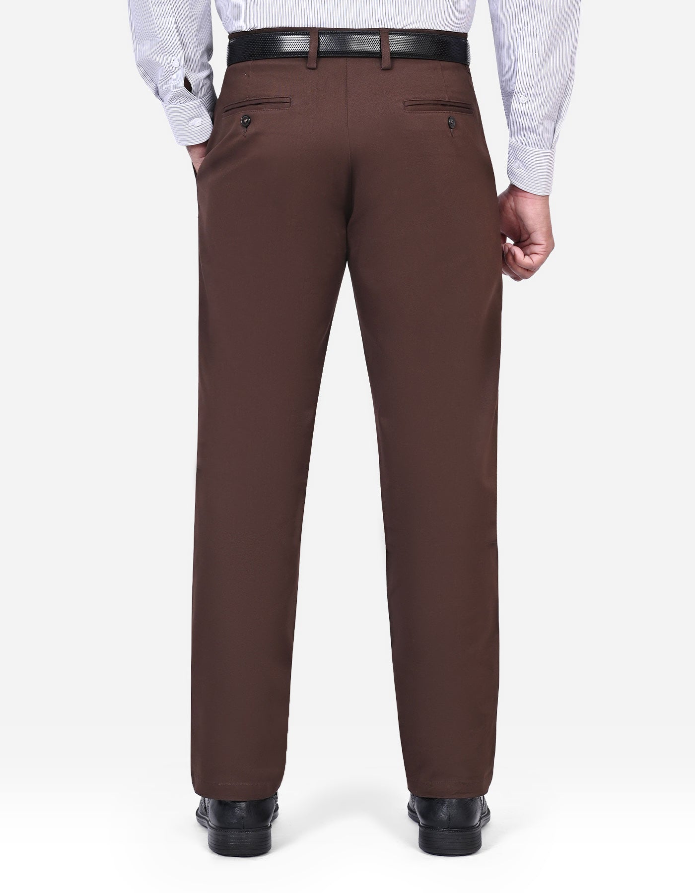 Chocolate Smart Fit Cotton Trouser FTC2575S-38
