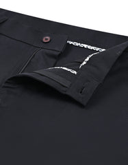 Black Classic Fit Cotton Trouser FTC2600C-32