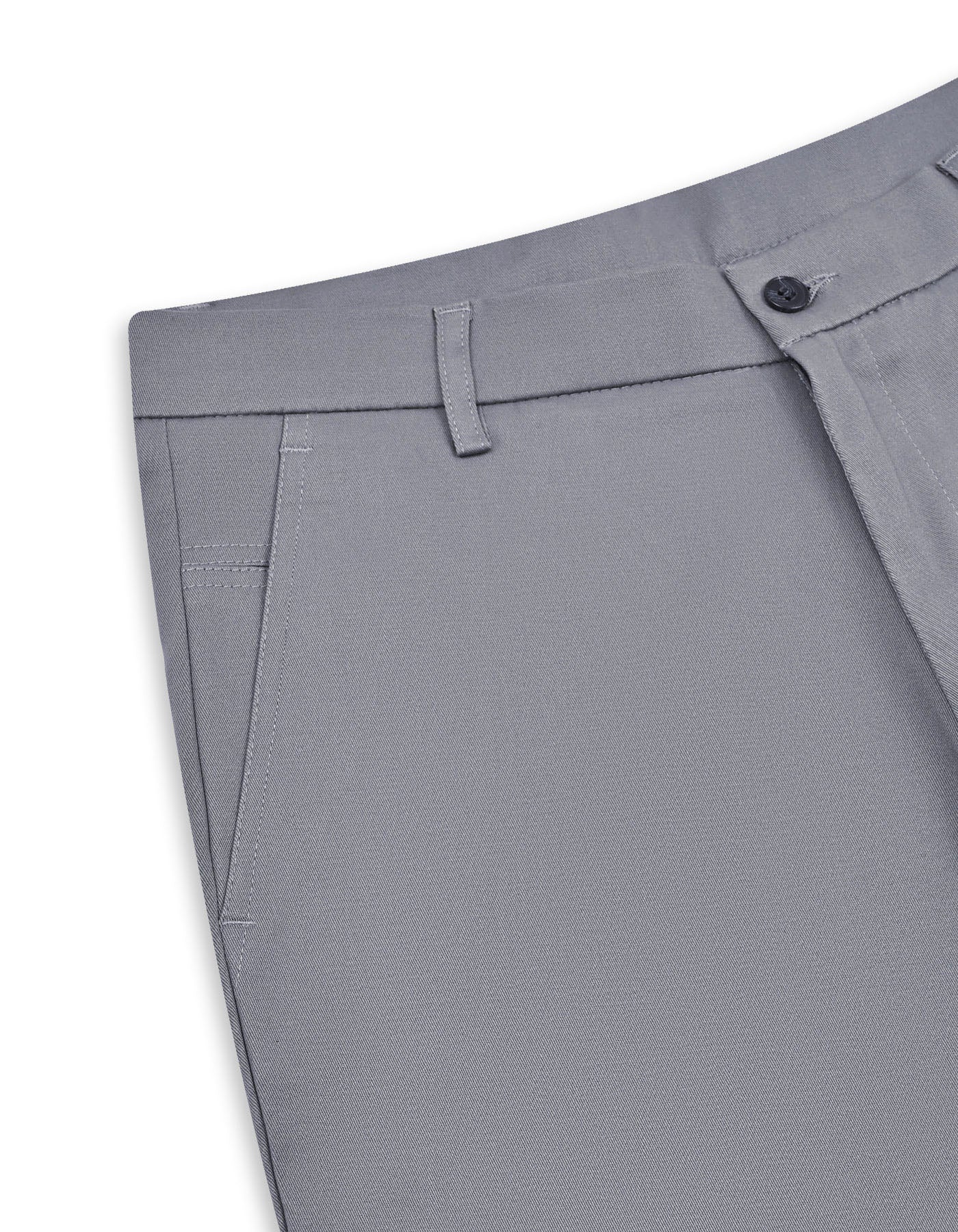 Grey Classic Fit Cotton Trouser FTC2604C-34