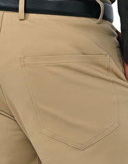 Khaki Smart Fit Cotton Trouser FTC2605S-36