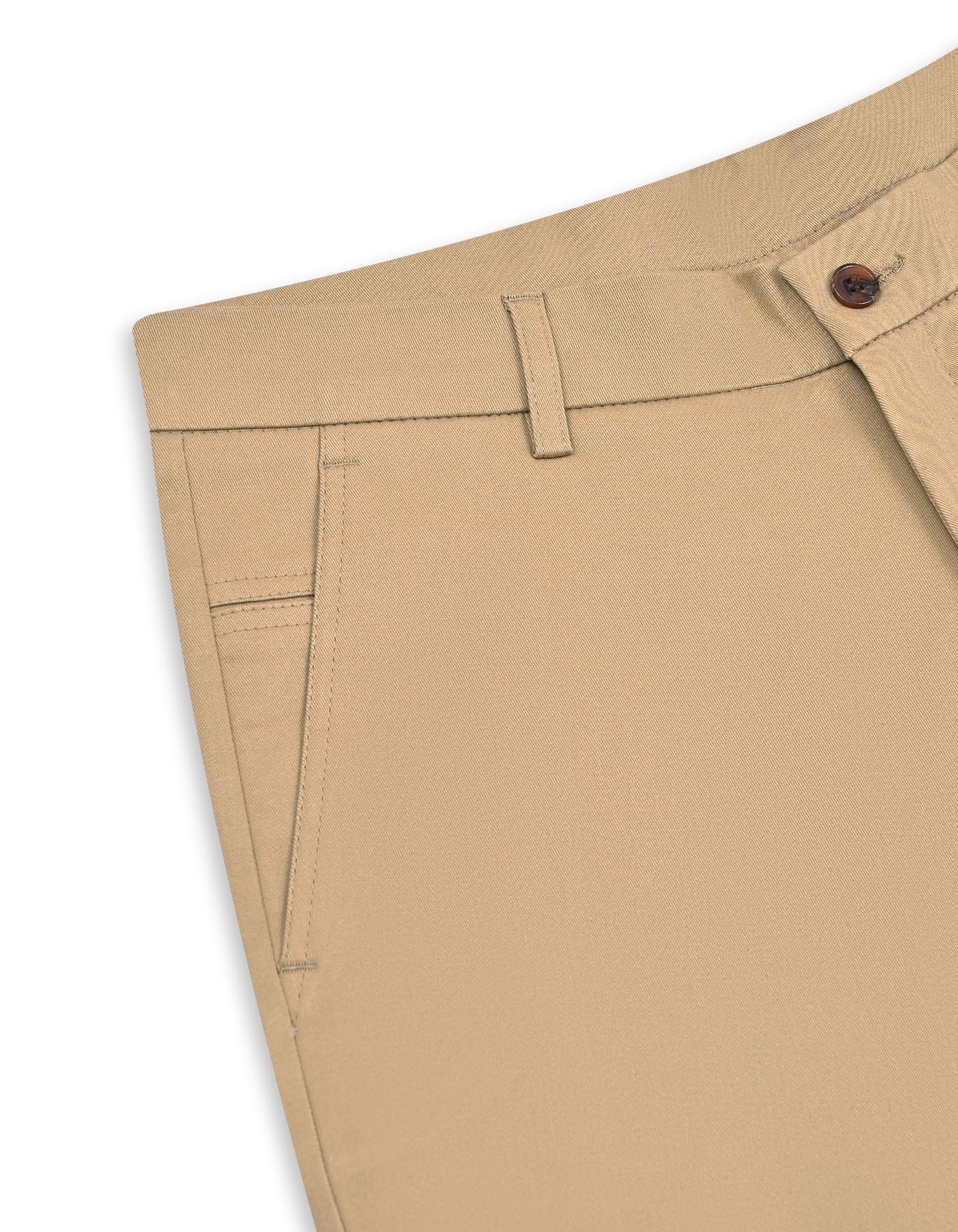 Khaki Smart Fit Cotton Trouser FTC2605S-34