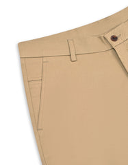 Khaki Smart Fit Cotton Trouser FTC2605S-34