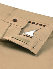 Khaki Smart Fit Cotton Trouser FTC2605S-32