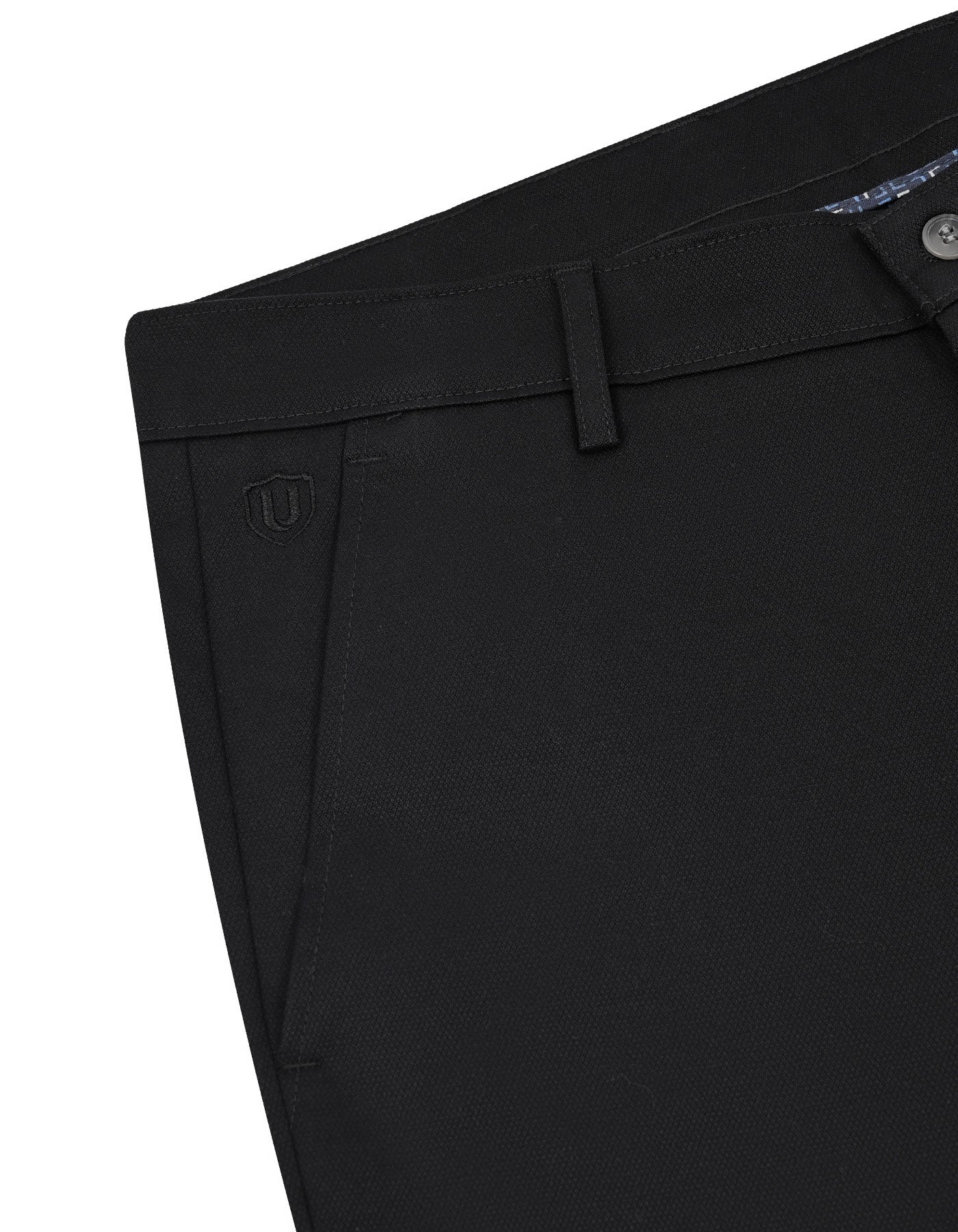 Black Smart Fit Cotton Trouser FTC2613S-36