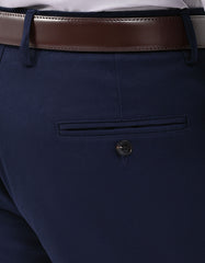 Navy Smart Fit Cotton Trouser FTC2614S-38
