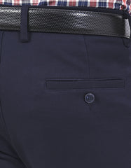 Navy Classic Fit Cotton Trouser FTC2618C-38