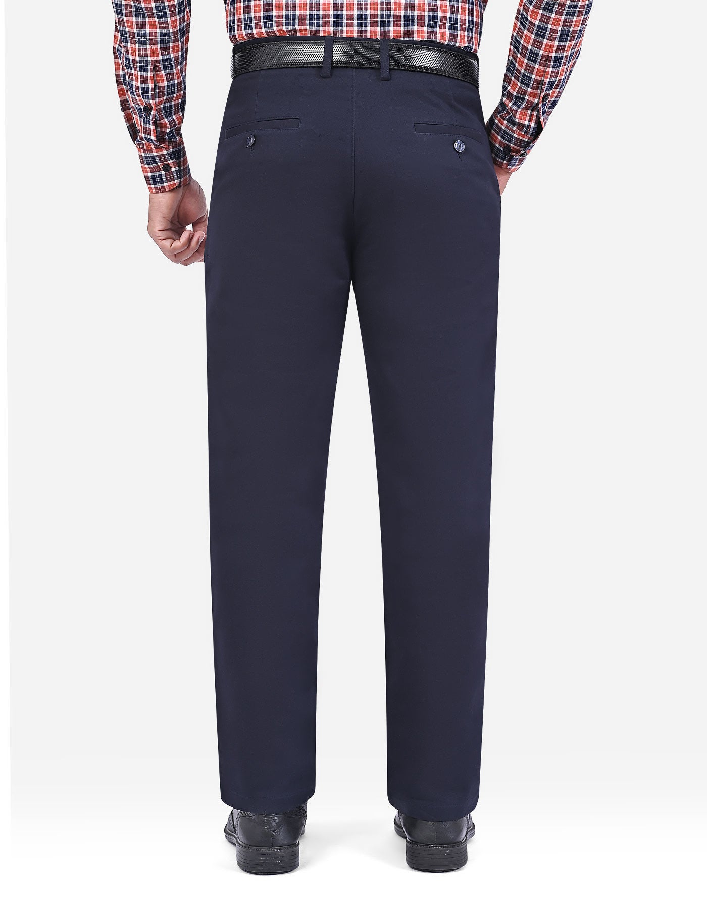 Navy Classic Fit Cotton Trouser FTC2618C-40
