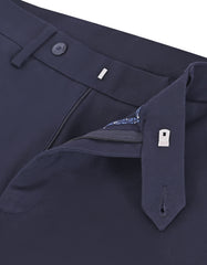 Navy Classic Fit Cotton Trouser FTC2618C-34