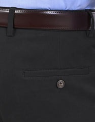 Black Classic Fit Cotton Trouser FTC2623C-38