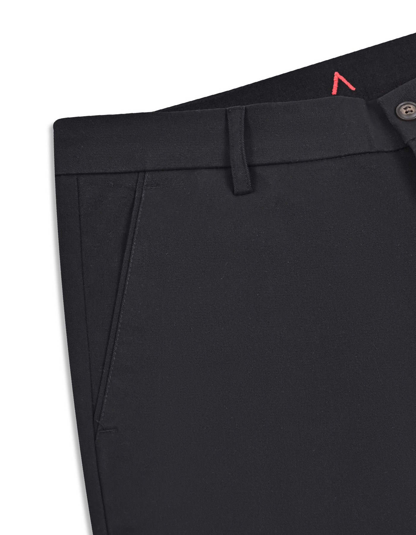 Black Classic Fit Cotton Trouser FTC2623C-36
