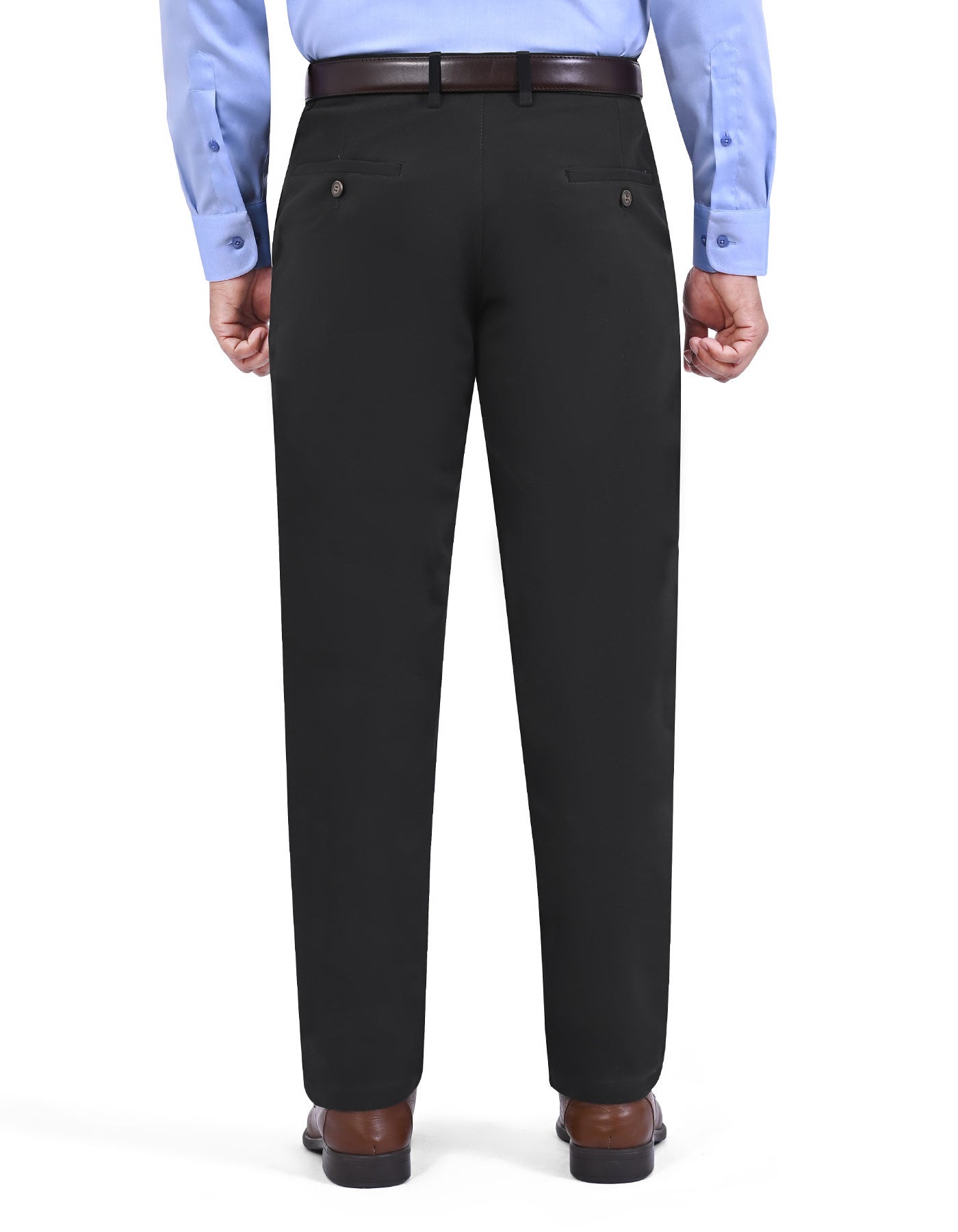 Black Smart Fit Cotton Trouser FTC2623S-38
