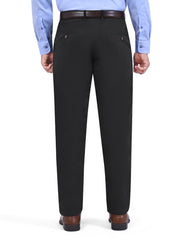 Black Smart Fit Cotton Trouser FTC2623S-38