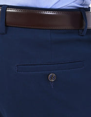 Navy Classic Fit Cotton Trouser FTC2624C-36