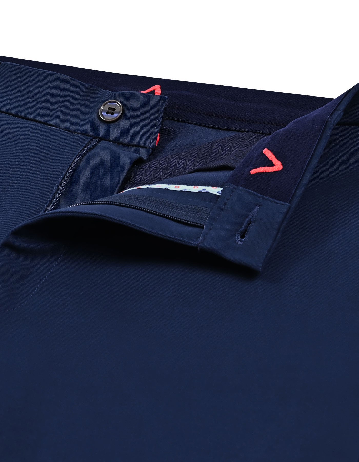 Navy Classic Fit Cotton Trouser FTC2624C-32