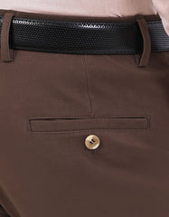 Chocolate Smart Fit Cotton Trouser FTC2625S-36