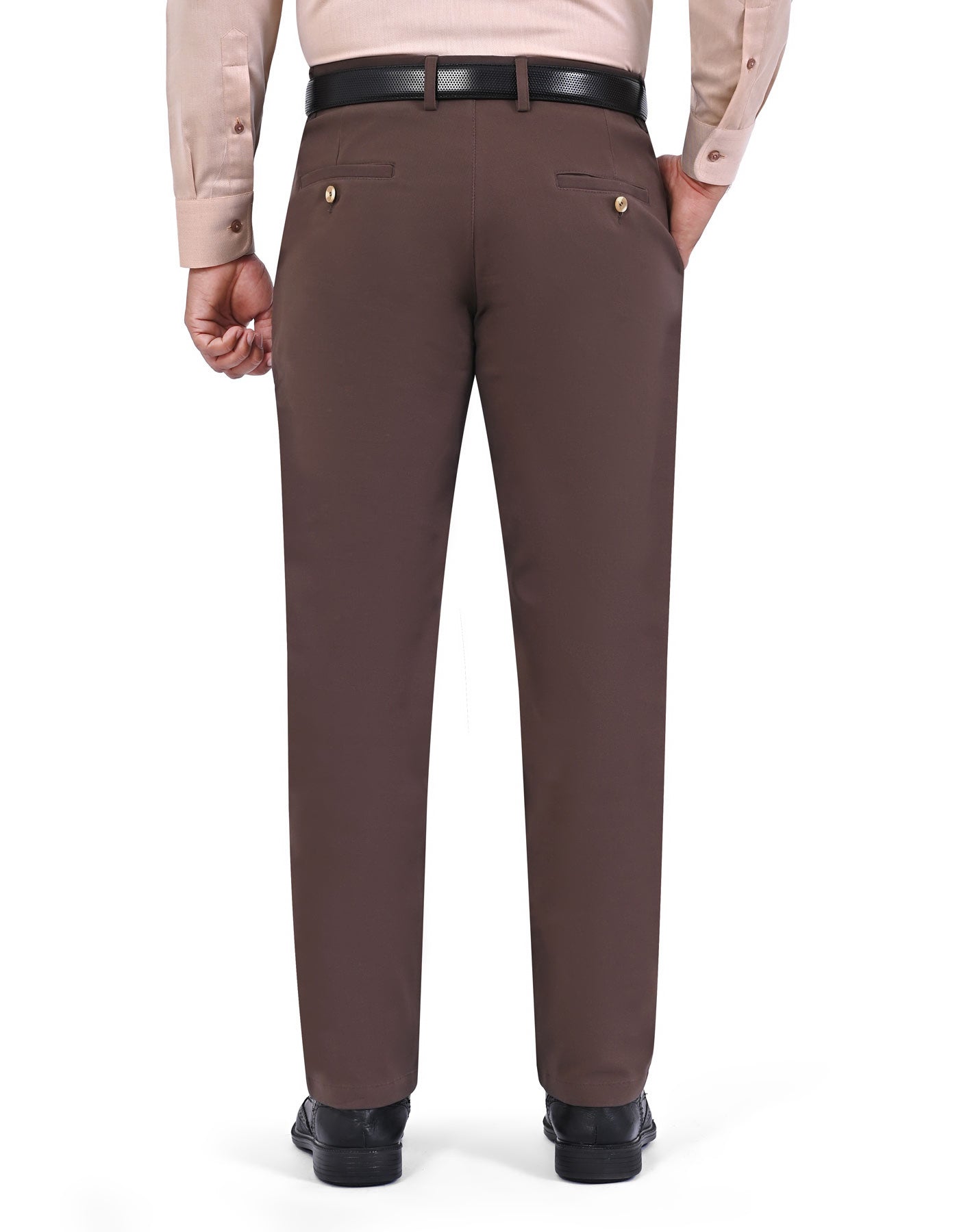 Chocolate Smart Fit Cotton Trouser FTC2625S-38
