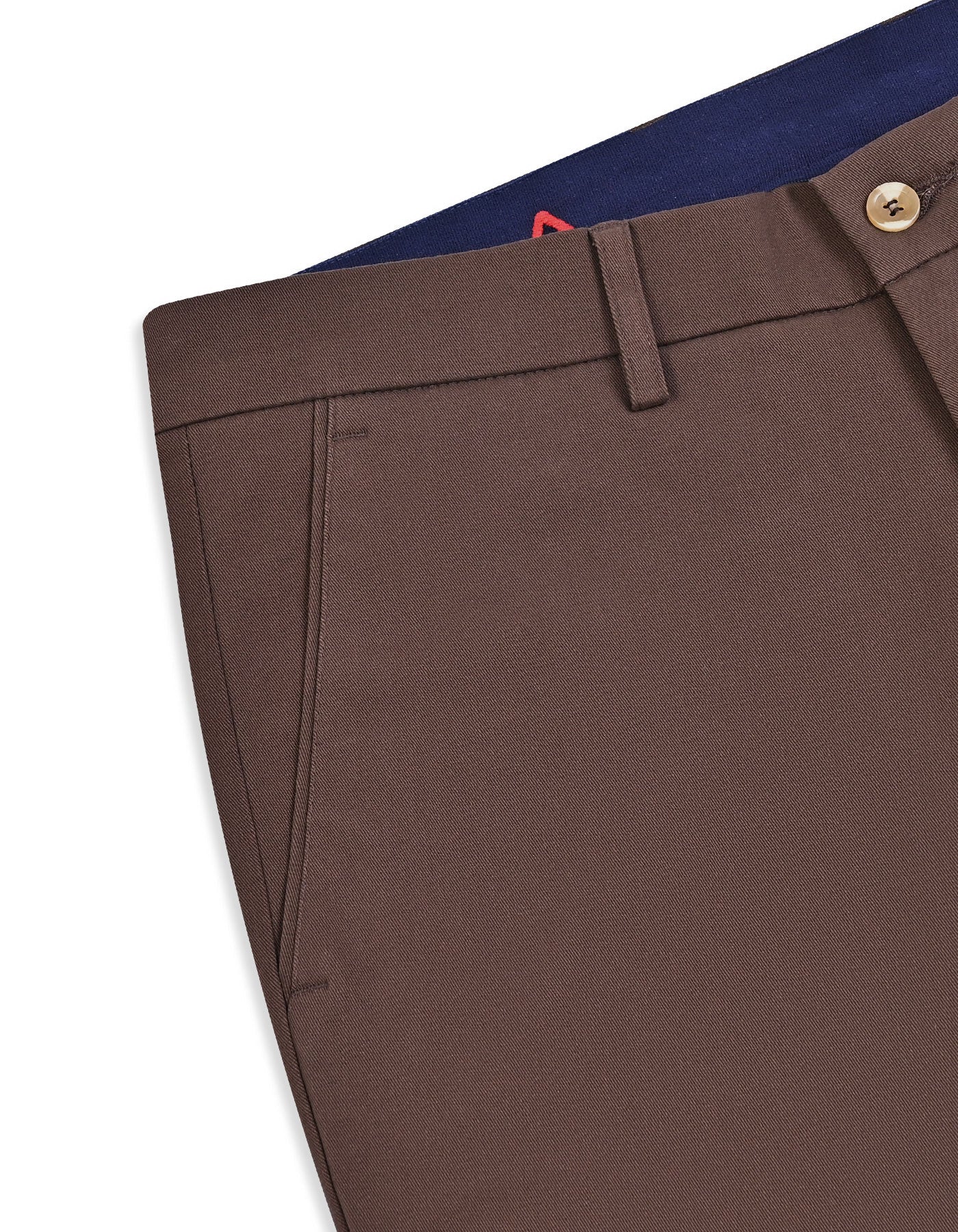 Chocolate Smart Fit Cotton Trouser FTC2625S-34