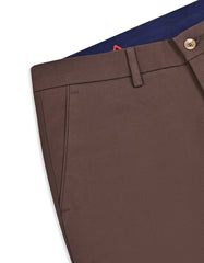 Chocolate Smart Fit Cotton Trouser FTC2625S-34