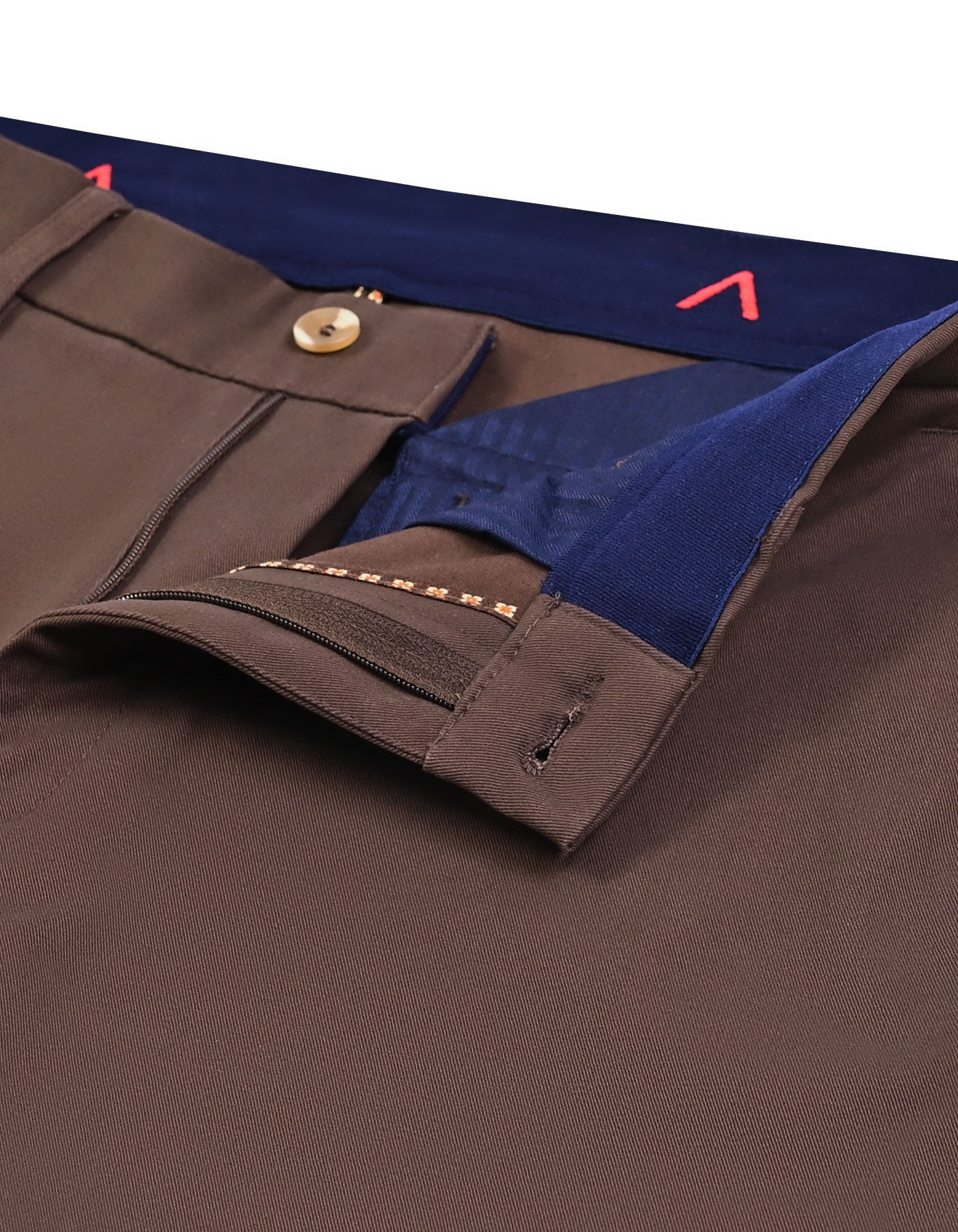 Chocolate Smart Fit Cotton Trouser FTC2625S-32