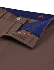 Chocolate Smart Fit Cotton Trouser FTC2625S-32