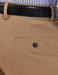 Khaki Classic Fit Cotton Trouser FTC2627C-36