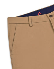 Khaki Classic Fit Cotton Trouser FTC2627C-34