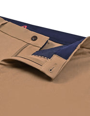 Khaki Classic Fit Cotton Trouser FTC2627C-32