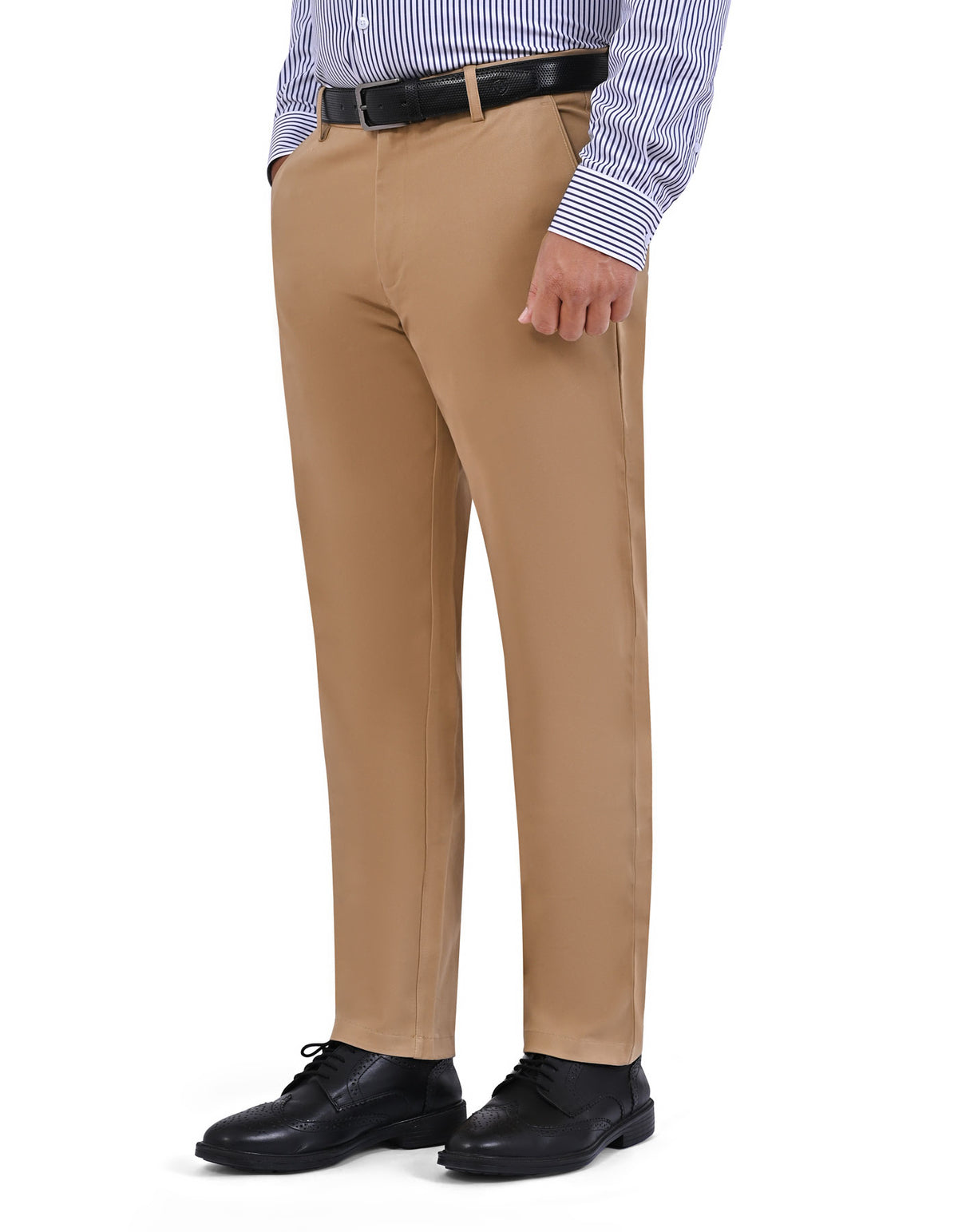 Khaki Smart Fit Cotton Trouser FTC2627S-30