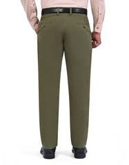 Olive Smart Fit Cotton Trouser FTC2628S-38