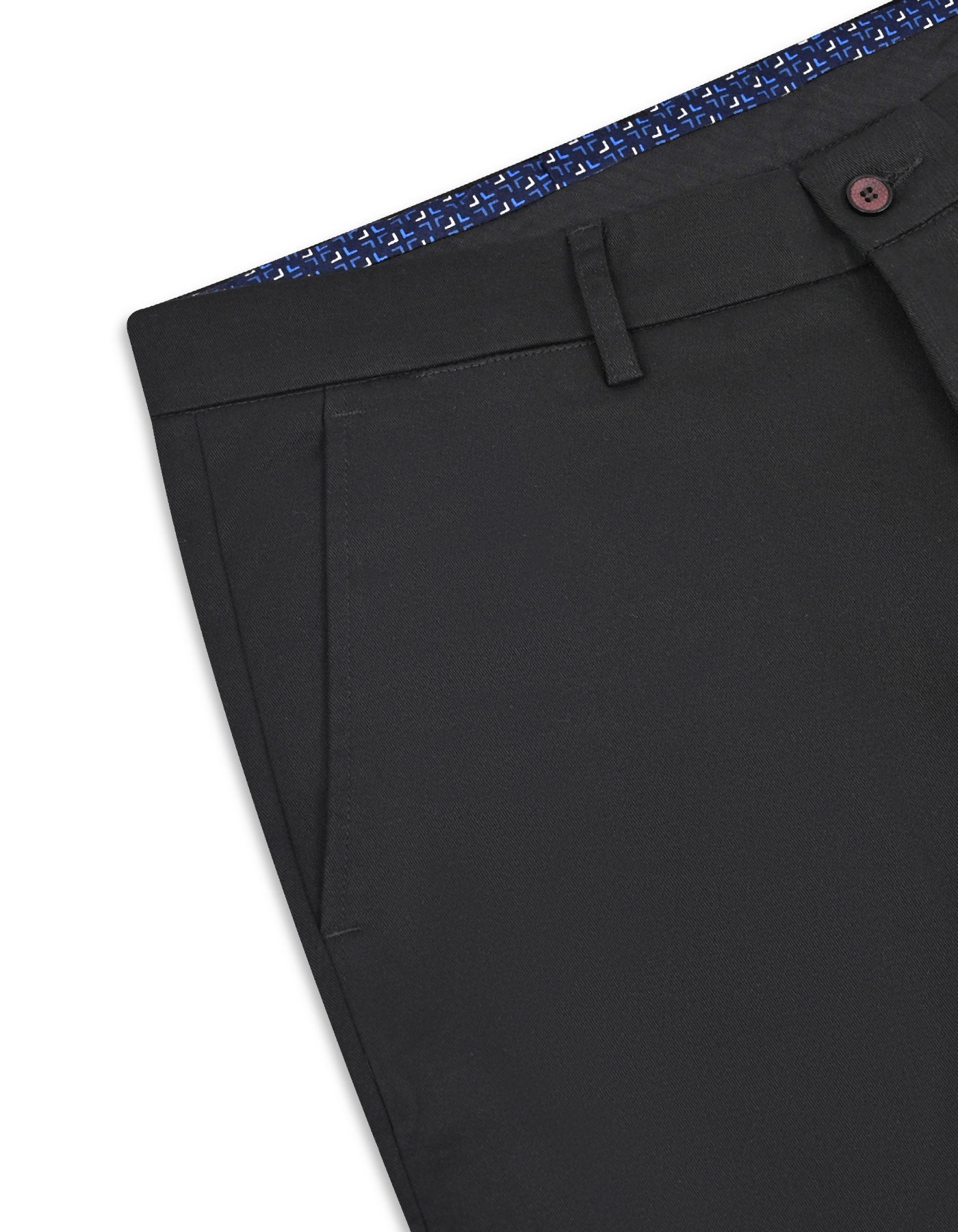 Black Smart Fit Cotton Trouser FTC2629S-34
