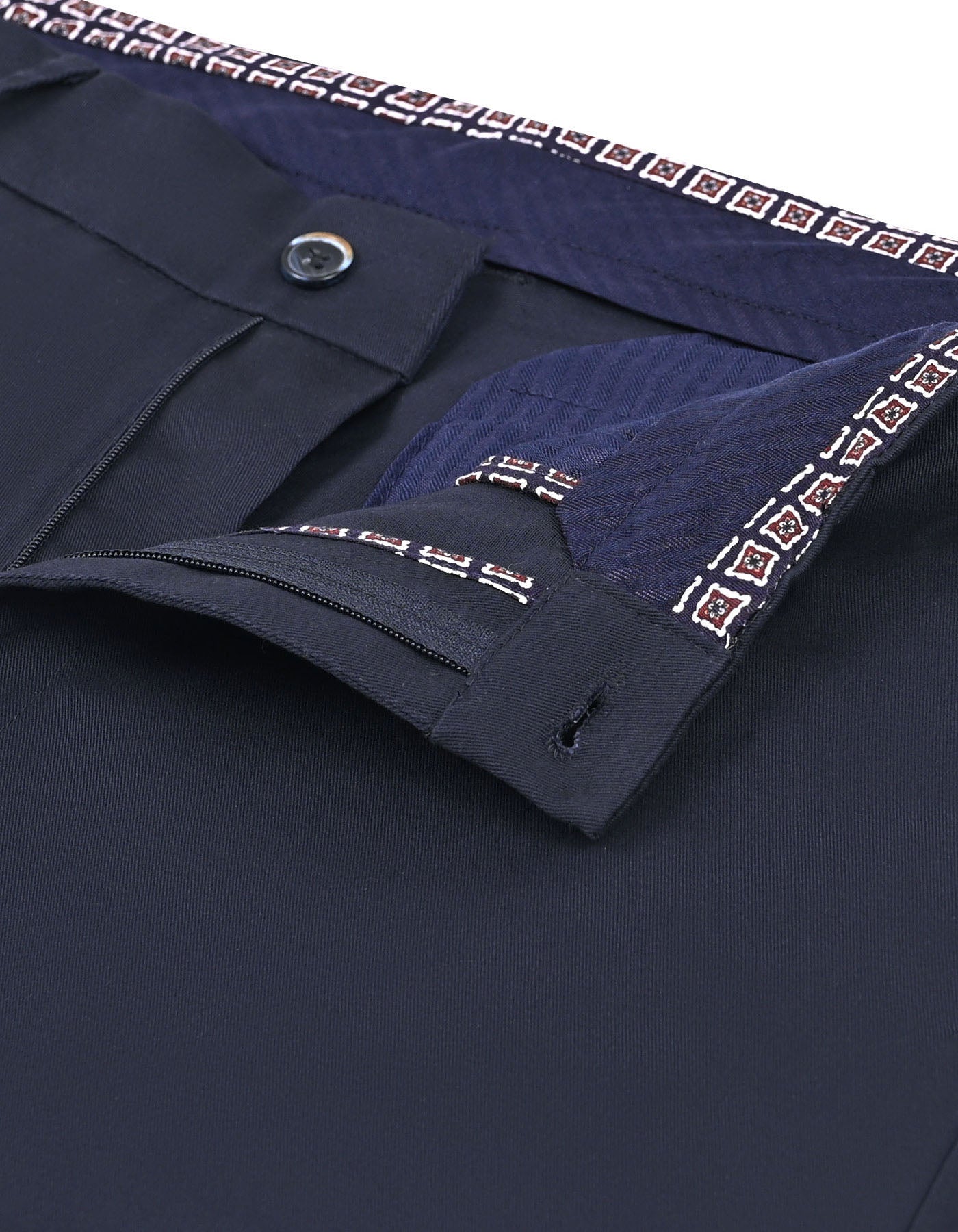 Navy Classic Fit Cotton Trouser FTC2630C-32