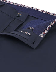 Navy Classic Fit Cotton Trouser FTC2630C-32