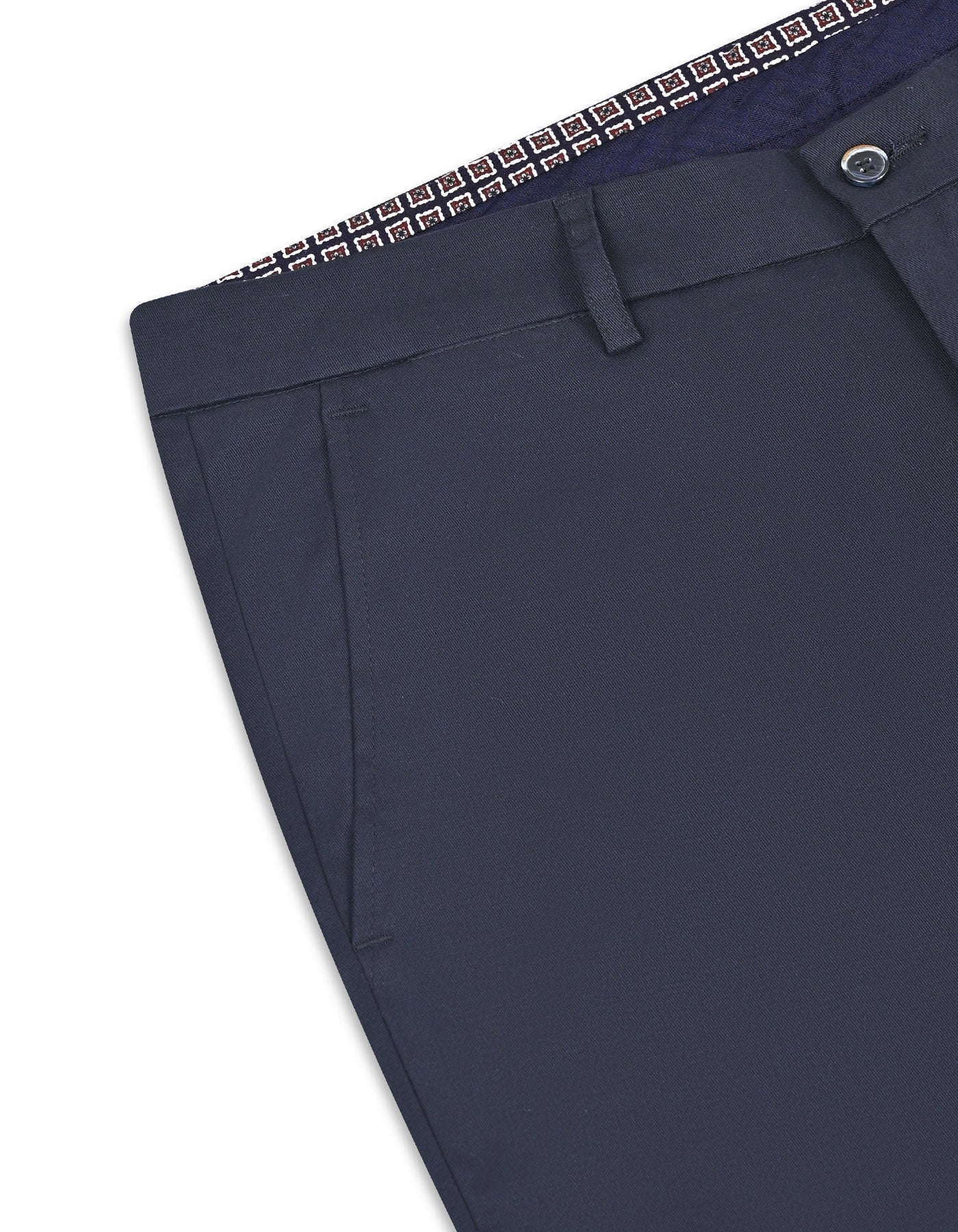 Navy Smart Fit Cotton Trouser FTC2630S-34