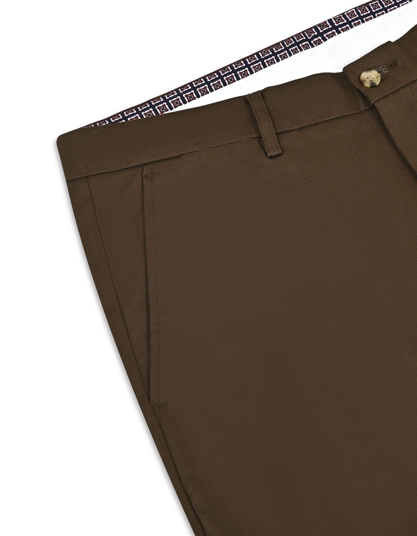 Chocolate Classic Fit Cotton Trouser FTC2632C-34