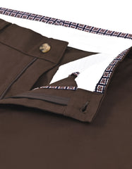 Chocolate Classic Fit Cotton Trouser FTC2632C-32