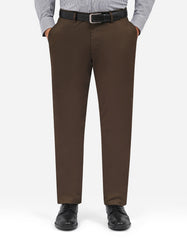 Chocolate Classic Fit Cotton Trouser FTC2632C-30