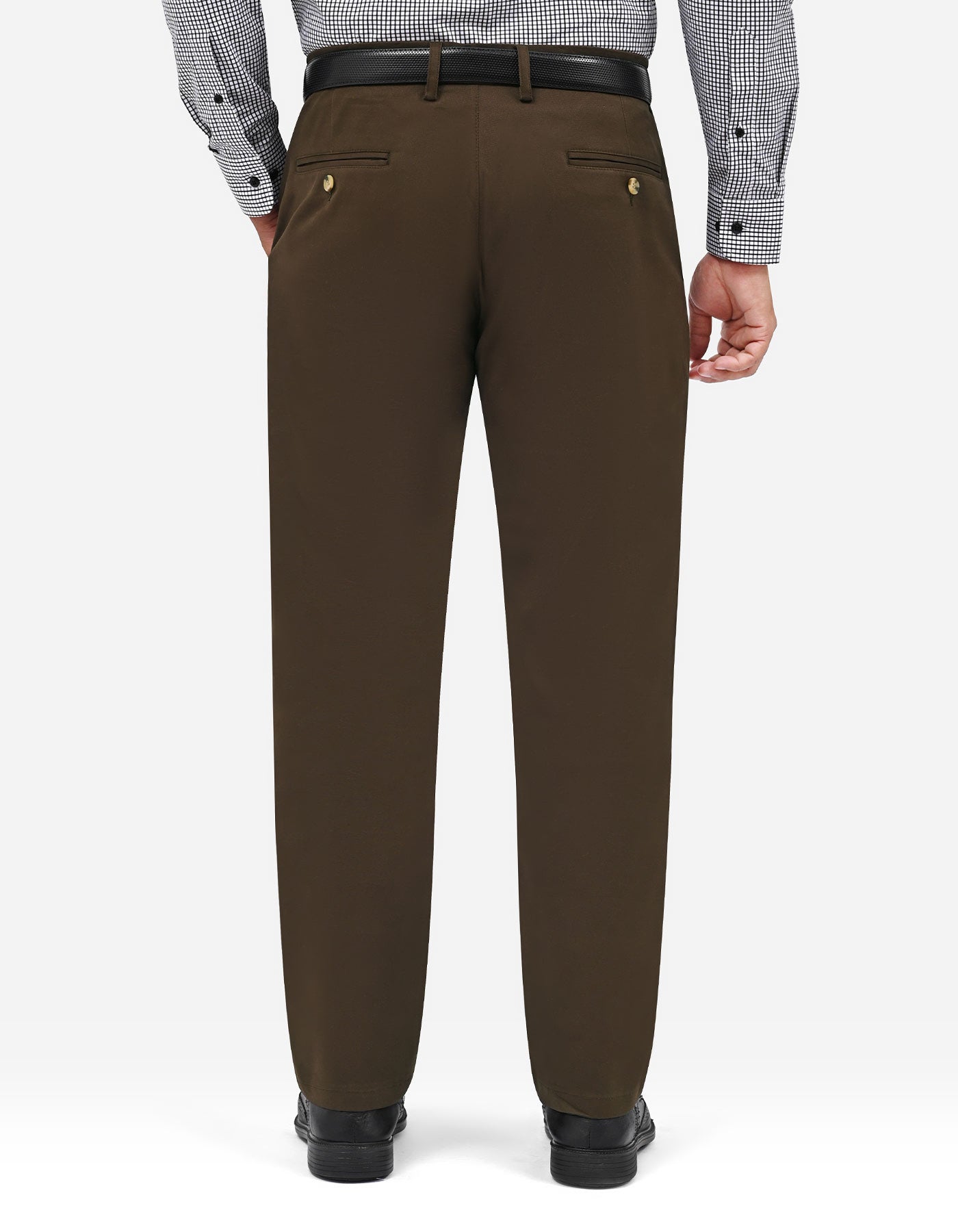 Chocolate Smart Fit Cotton Trouser FTC2632S-38