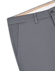 Grey Classic Fit Cotton Trouser FTC2633C-34