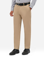 Khaki Classic Fit Cotton Trouser FTC2634C-30